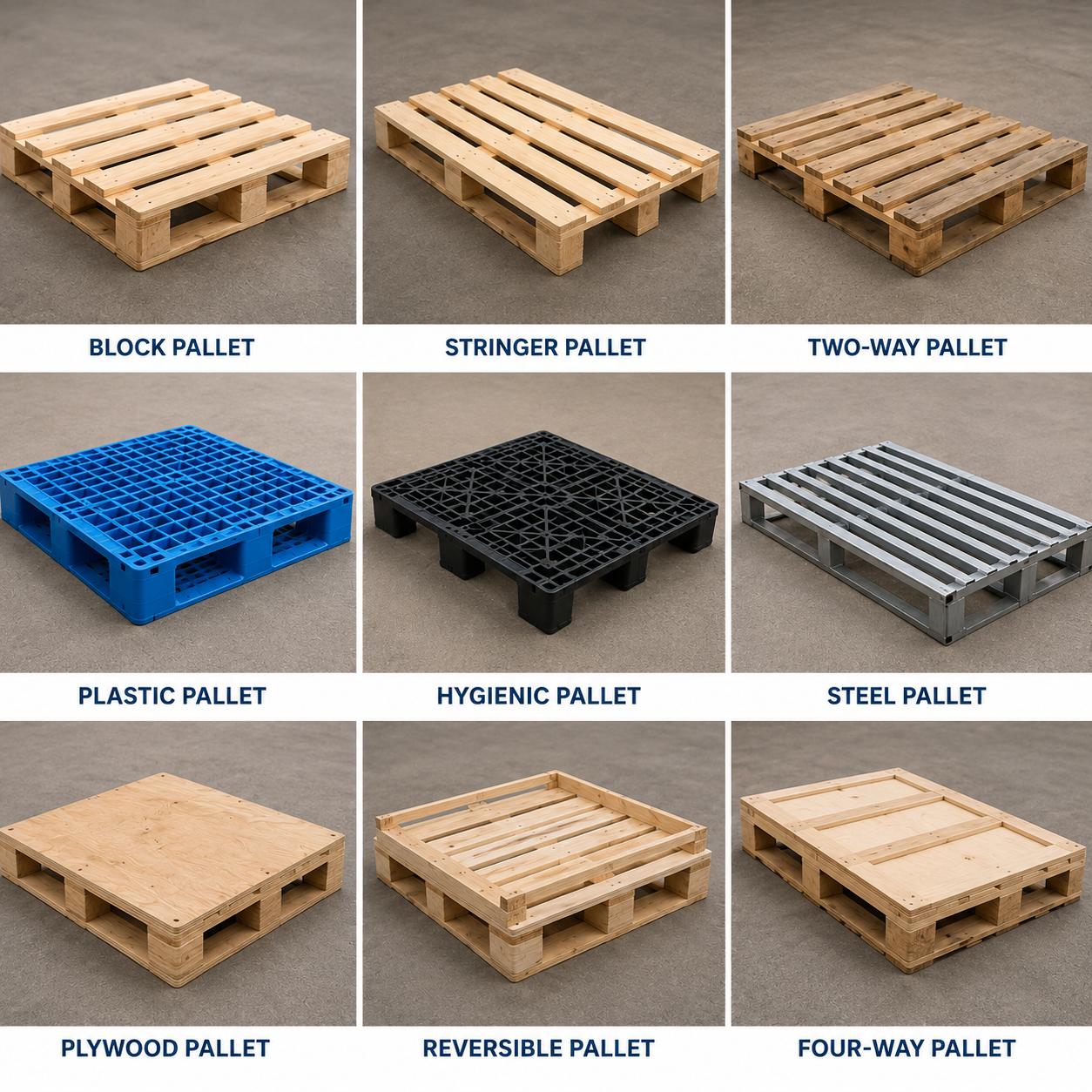  TYPES OF PALLETS
