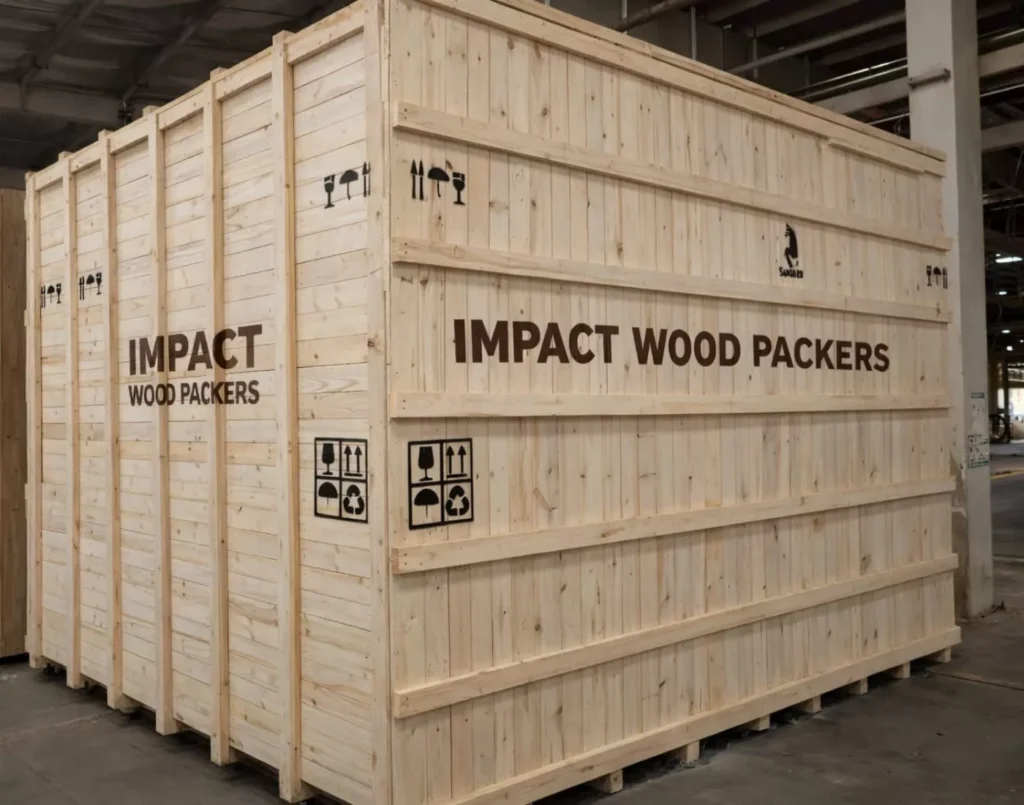Heavy Duty Machinery Wooden Boxes