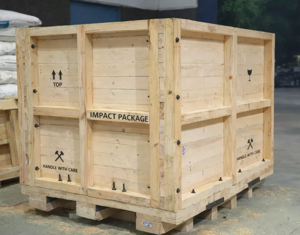 Heavy Duty Machinery Wooden Boxes